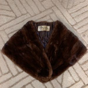 Real fur stole